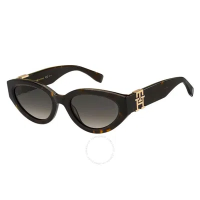 Tommy Hilfiger Brown Gradient Cat Eye Ladies Sunglasses Th 1957/s 0086/ha 54