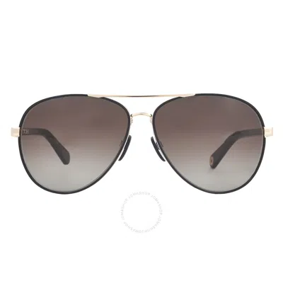 Tommy Hilfiger Brown Gradient Pilot Ladies Sunglasses Th 1766/s 0ddb/ha 61