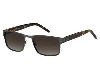 Tommy Hilfiger Brown Gradient Rectangular Men's Eyeglasses Th 1974/s 0svk/ha 57
