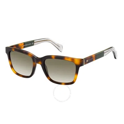 Tommy Hilfiger Brown Gradient Rectangular Men's Sunglasses Th 1289/s 0g83/ha 53