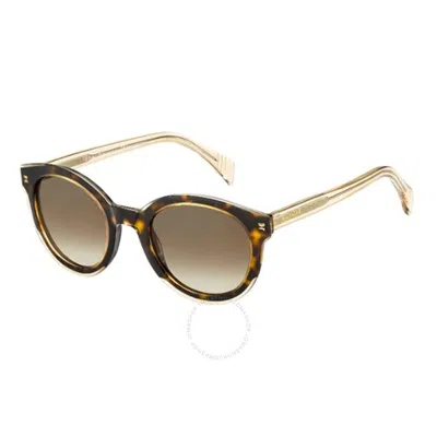 Tommy Hilfiger Brown Oval Ladies Sunglasses Th 1437/s 0ky1/j6 50