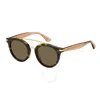 Tommy Hilfiger Brown Round Ladies Sunglasses Th 1517/s 0086/70 48
