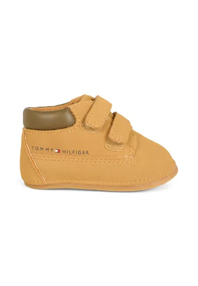 Tommy Hilfiger Kids' Brown Sneakers For Baby Boy Wth Logo