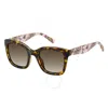 Tommy Hilfiger Brown Square Ladies Sunglasses Th 1512/s 09n4/ha 50