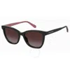 Tommy Hilfiger Burgundy Shaded Cat Eye Ladies Sunglasses Th 1981/s 0gwm/3x 54