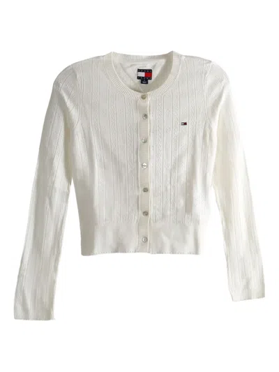 Tommy Hilfiger Button-up Cardigan In Gray