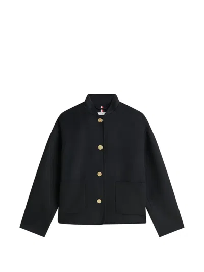 Tommy Hilfiger Buttoned Jacket In Black