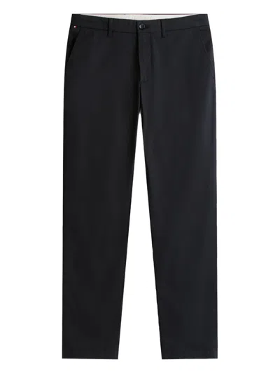 Tommy Hilfiger Buttoned Pocket Trousers In Black