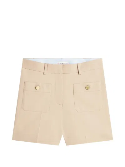Tommy Hilfiger Buttoned-pockets Shorts In Neutral