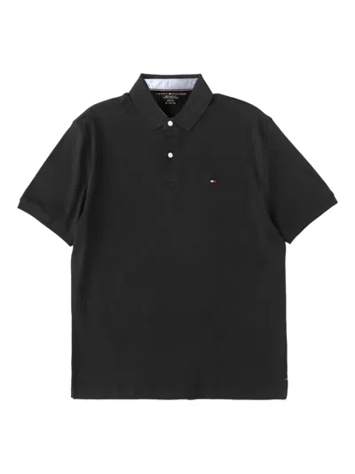 Tommy Hilfiger Big And Tall Regular Fit Polo In Black