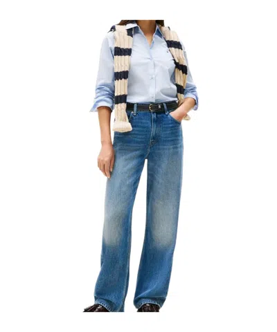 Tommy Hilfiger Buttoned Shirt In Blue