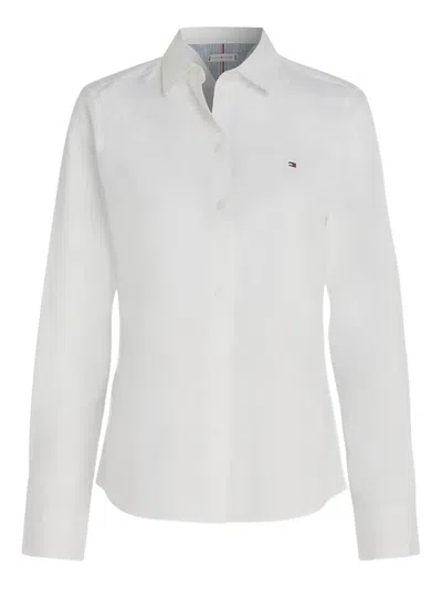 Tommy Hilfiger Buttoned Shirt In White