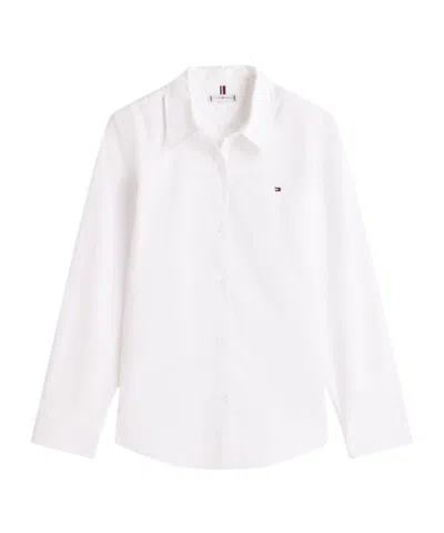 Tommy Hilfiger Buttoned Shirt In White