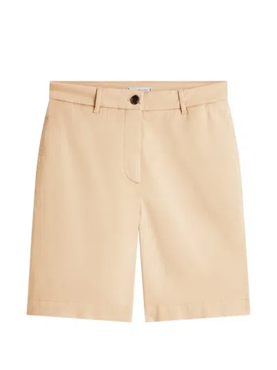 Tommy Hilfiger Buttoned Shorts In Neutral
