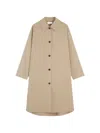 Tommy Hilfiger Water Repellent Twill Single Breasted Coat In Neutral