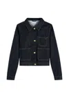 Tommy Hilfiger Button-up Denim Jacket In Multi