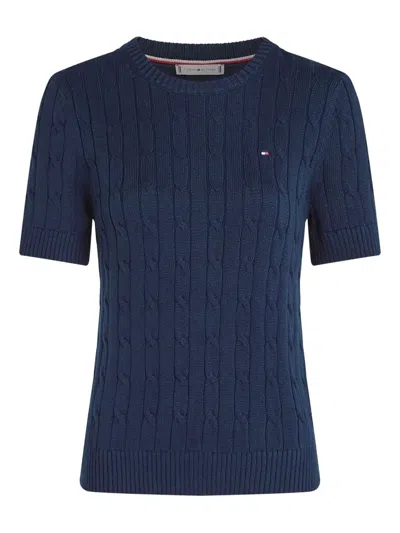 TOMMY HILFIGER CABLE-KNIT SWEATER