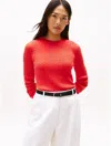 Tommy Hilfiger Cable Knit Sweater In Red