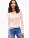 Tommy Hilfiger Cable Knit Sweater In Beige Heather