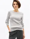Tommy Hilfiger Cable Knit Sweater In Grey