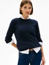 Tommy Hilfiger Cable Knit Sweater In Navy