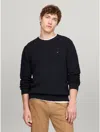 Tommy Hilfiger Cable Knit Sweater In Navy