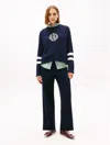 Tommy Hilfiger Cable Knit Sweater Pant In Blue