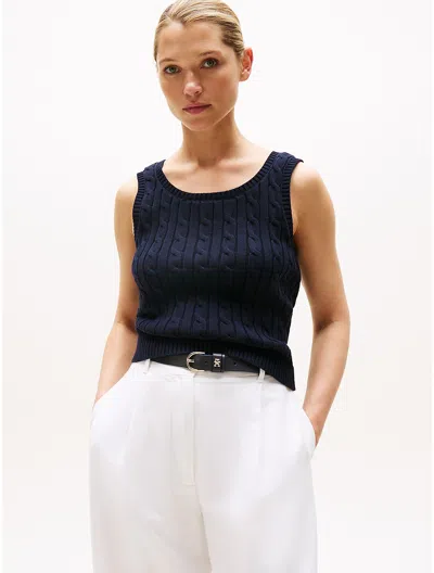 Tommy Hilfiger Cable Knit Sweater Tank
