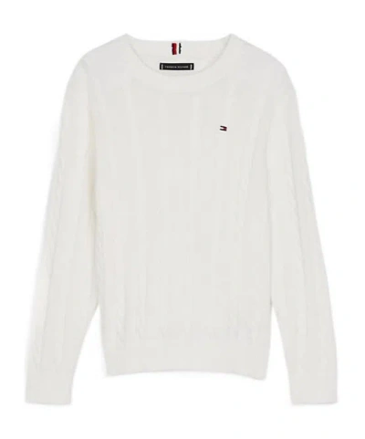 Tommy Hilfiger Cable-knit Sweater In White