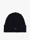 Tommy Hilfiger Cable Knit Wool In Blue