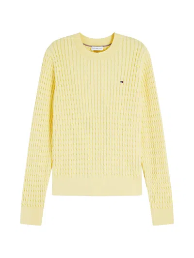 Tommy Hilfiger Cable-knit Sweater In Animal Print