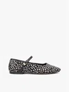 Tommy Hilfiger Calf Hair Mary Jane Flat In Black