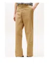 Tommy Hilfiger Camel Coloured Trousers With Button Closure And Zip. In Nude