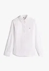 Tommy Hilfiger Buttoned Shirt In Bianco