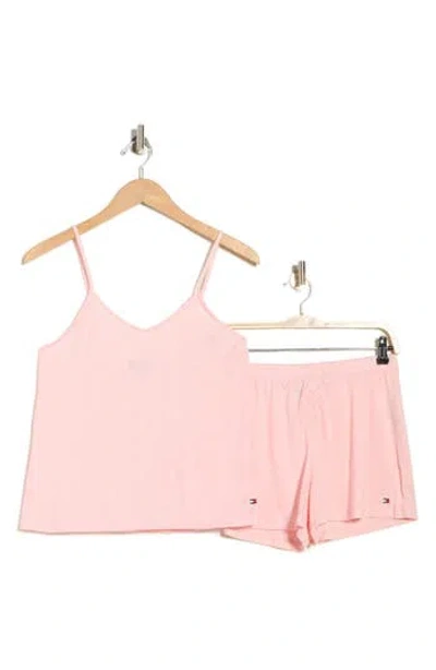 Tommy Hilfiger Camisole Camisole & Boxer Short Pajamas In Pink