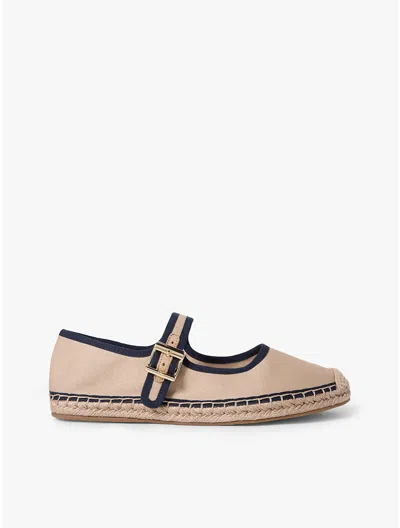 Tommy Hilfiger Mary Jane Espadrille Pumps In Neutral