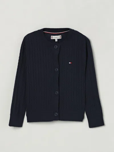 Tommy Hilfiger Kids' Cardigan A Righe  In Viscosa