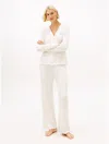 Tommy Hilfiger Cardigan And Pant Lounge Set In White
