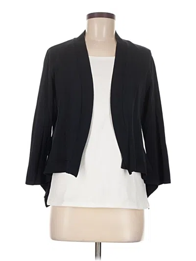 Pre-owned Tommy Hilfiger Cardigan Sweater In Black