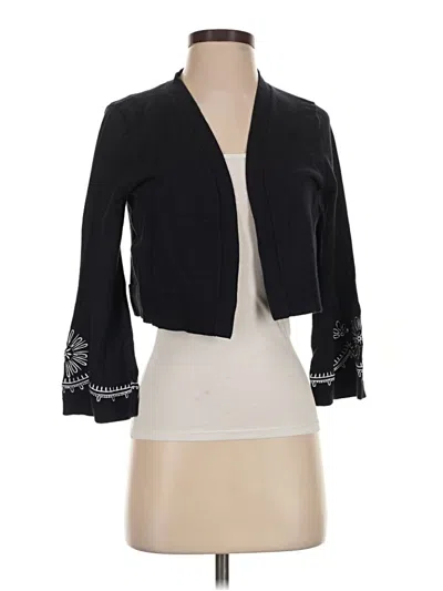 Pre-owned Tommy Hilfiger Cardigan Sweater In Black