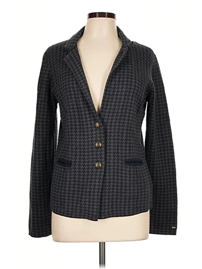 Pre-owned Tommy Hilfiger Cardigan Sweater In Black
