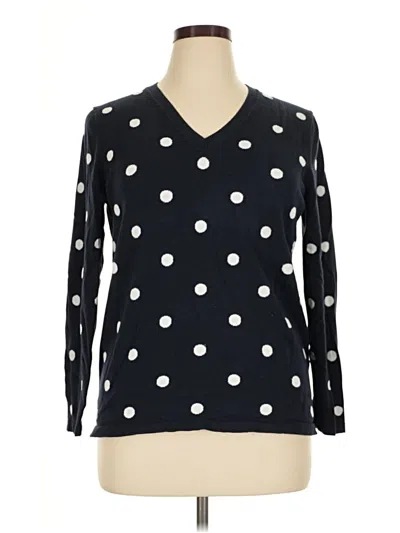 Pre-owned Tommy Hilfiger Cardigan Sweater In Black