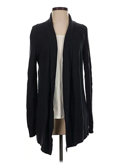 Pre-owned Tommy Hilfiger Cardigan Sweater In Black
