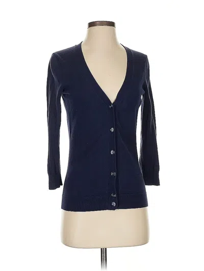 Pre-owned Tommy Hilfiger Cardigan Sweater In Blue