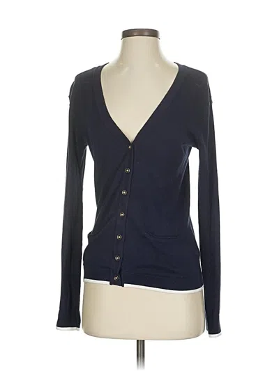 Pre-owned Tommy Hilfiger Cardigan Sweater In Blue