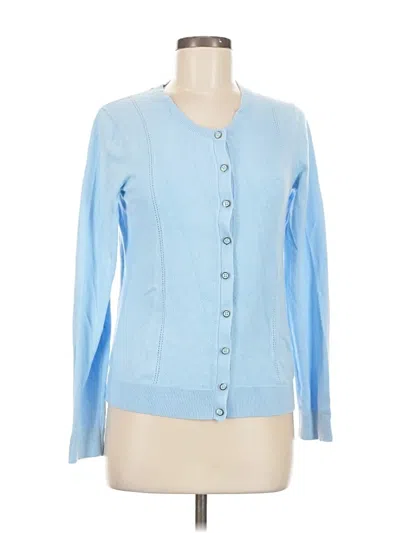 Pre-owned Tommy Hilfiger Cardigan Sweater In Blue