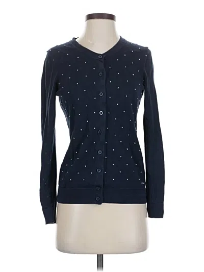 Pre-owned Tommy Hilfiger Cardigan Sweater In Blue