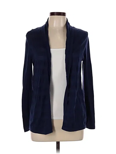 Pre-owned Tommy Hilfiger Cardigan Sweater In Blue