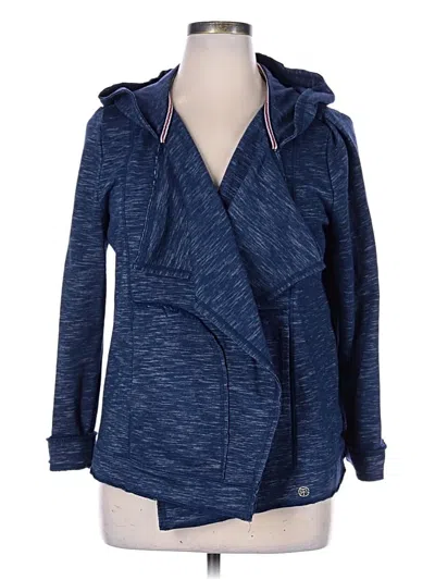 Pre-owned Tommy Hilfiger Cardigan Sweater In Blue