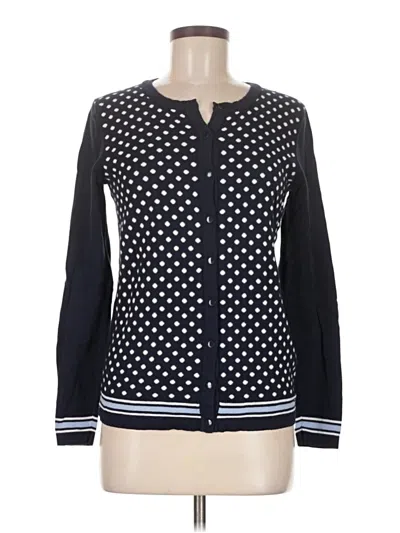 Pre-owned Tommy Hilfiger Cardigan Sweater In Blue